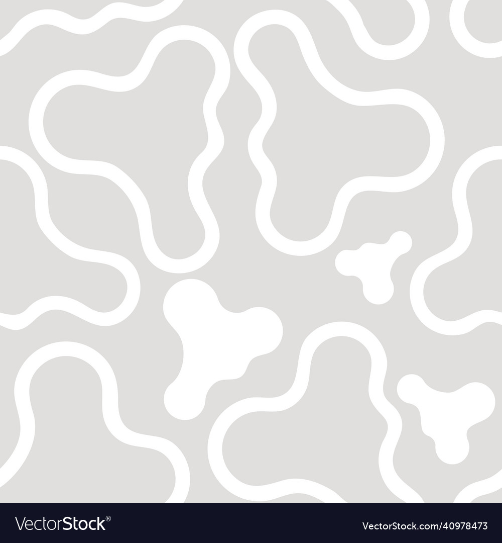 Seamless pattern smooth elements like clouds vector image Seamless pattern smooth elements like clouds