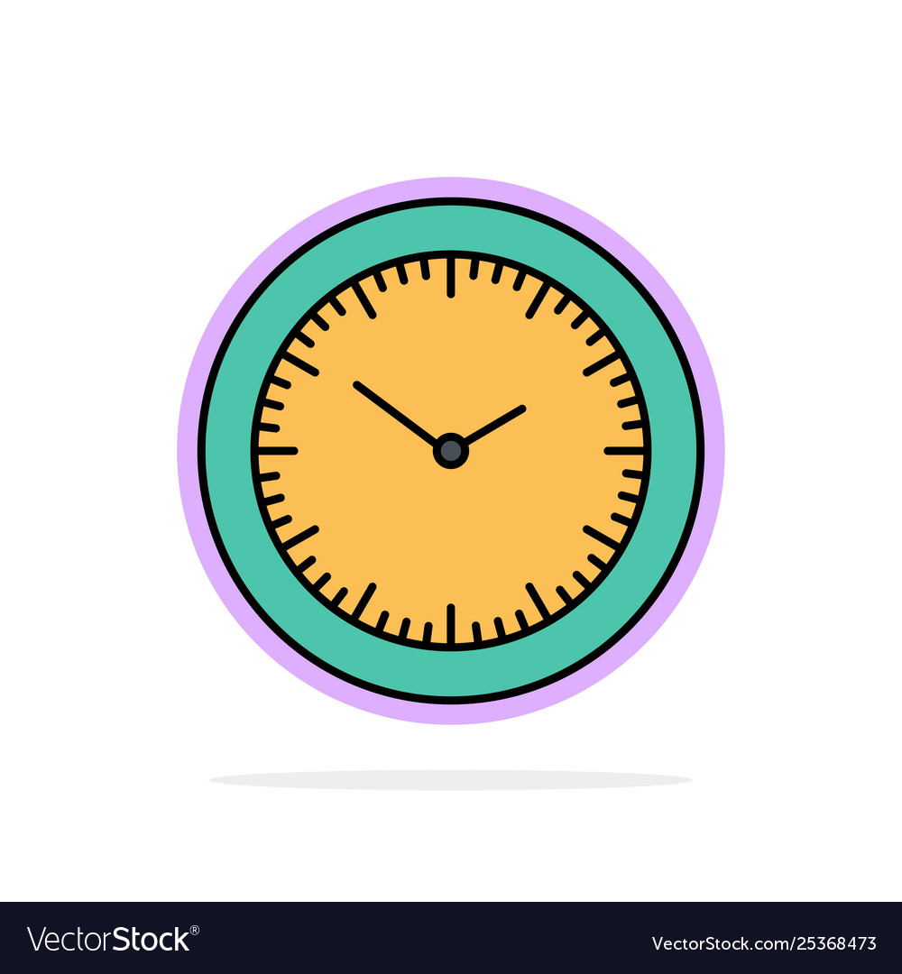 Time watch minutes timer abstract circle vector image Time watch minutes timer abstract circle