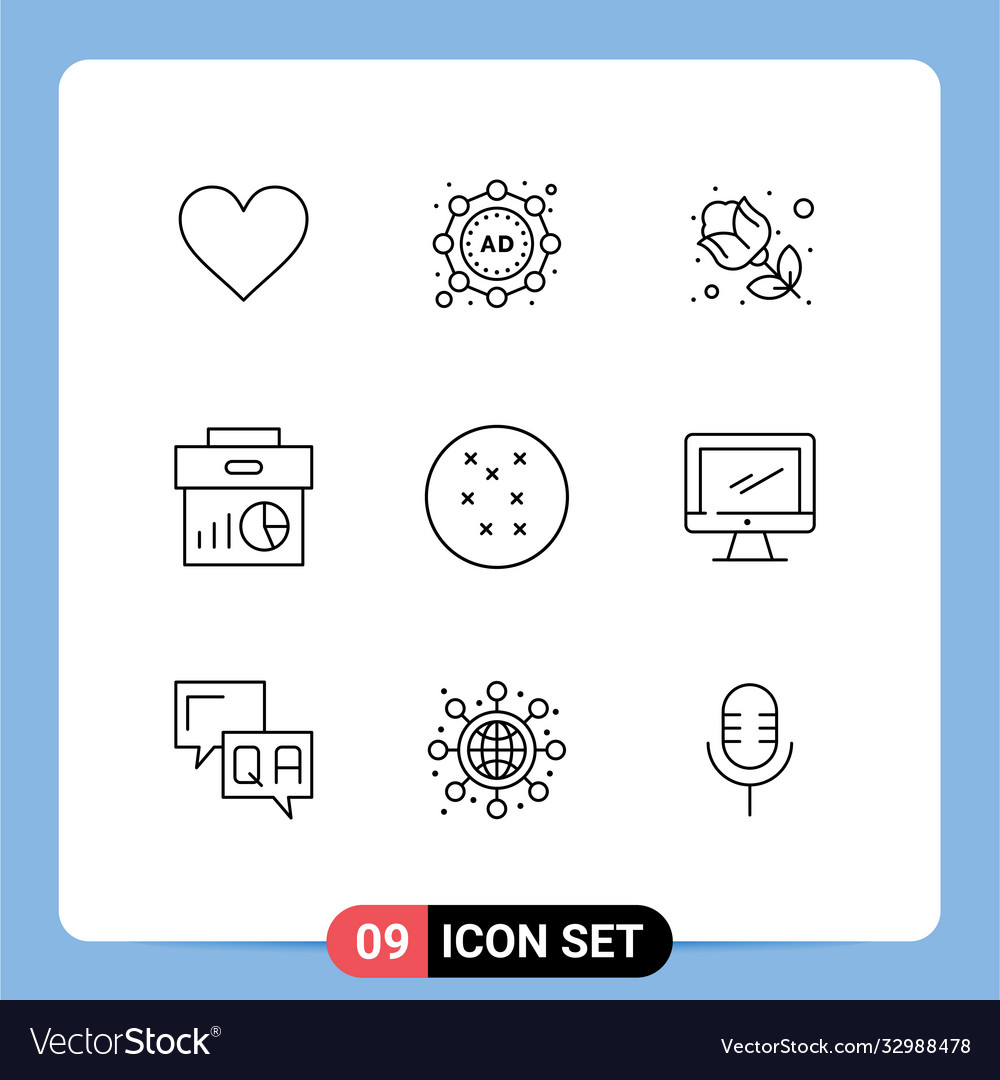 9 universal outlines set for web and mobile