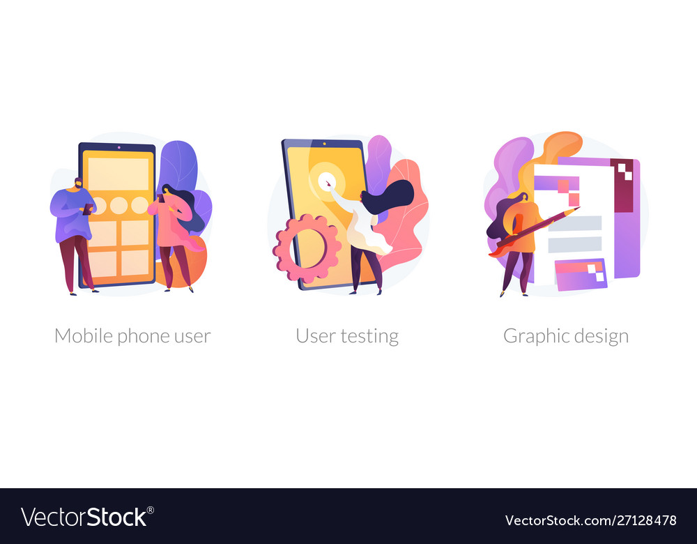 App creation concept metaphors vector image App creation concept metaphors