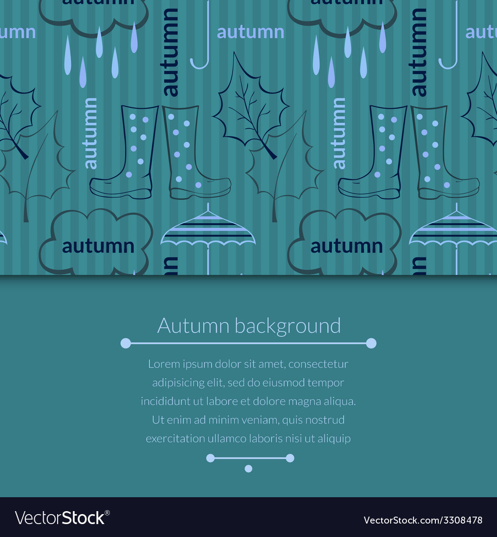 Autumn background pattern