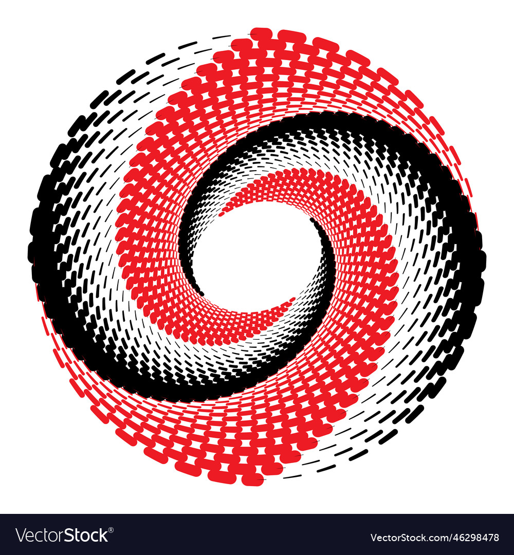 Dynamic abstract circle