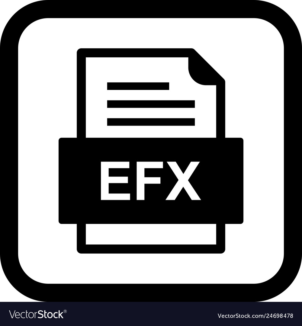 Efx file document icon