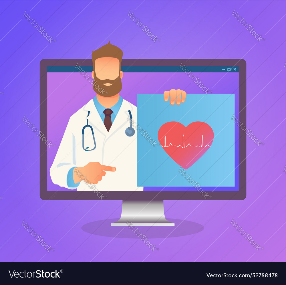 Online medicine concept