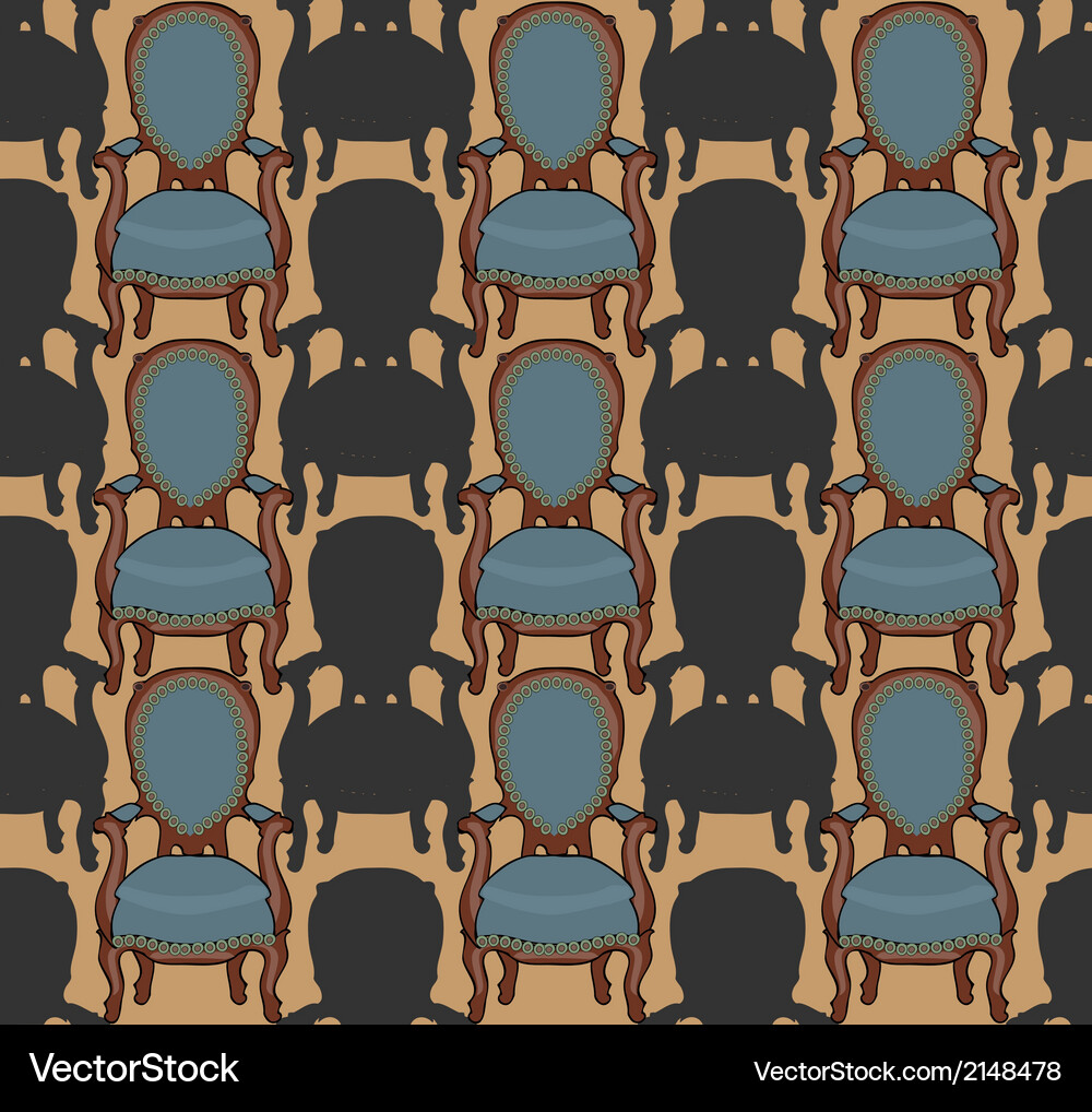 Pattern For Android Chair Pattern Pattern with armchairs Royalty Free Vector Image