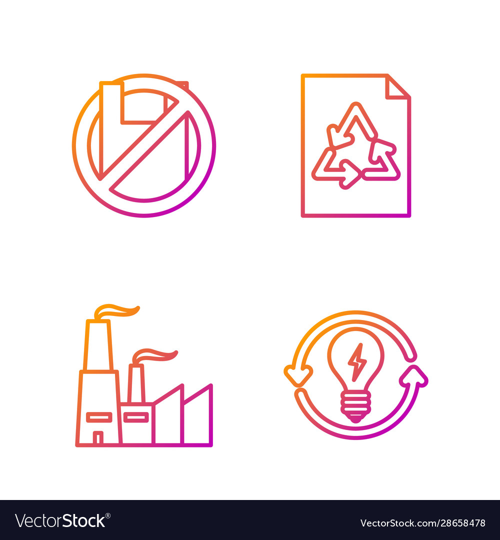 Set line recycle and light bulb with lightning