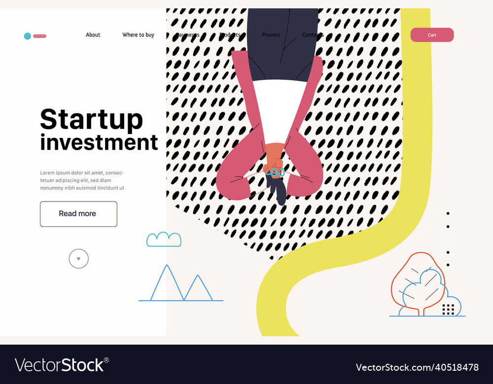 Startup website landing template
