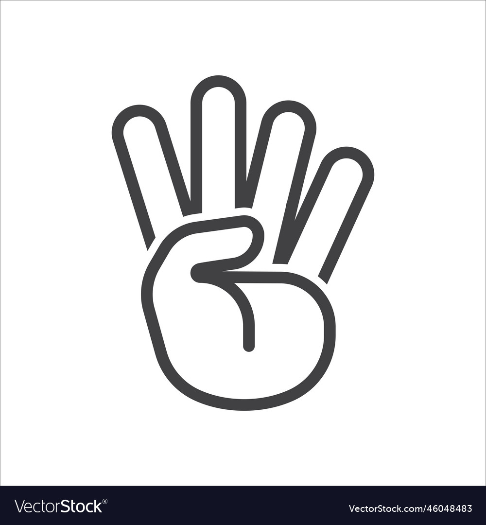 Hand gesture icon