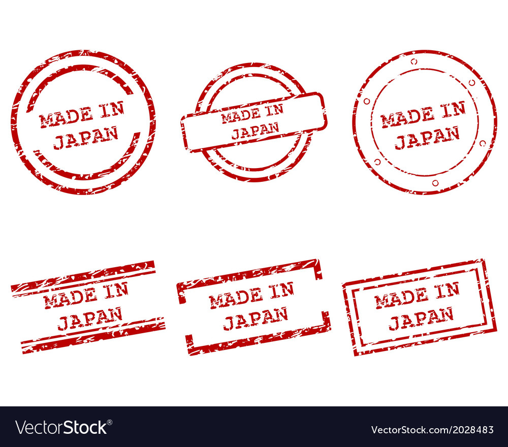 Made in japan stamps