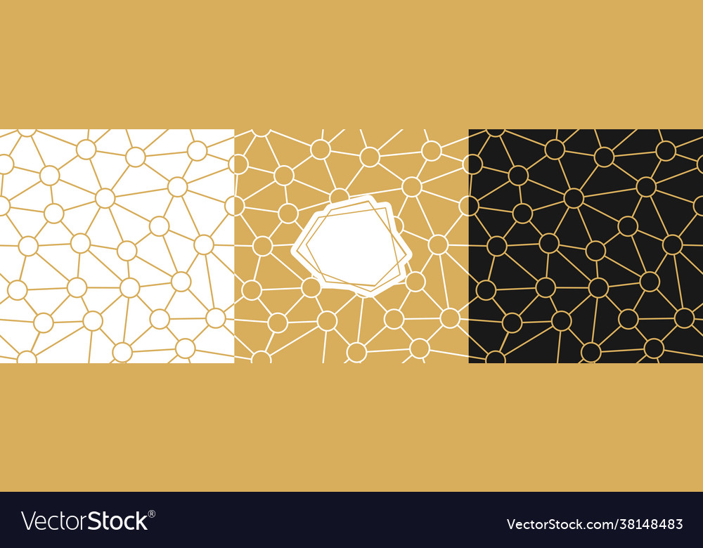 Seamless geometry wire pattern triangle vector image Seamless geometry wire pattern triangle