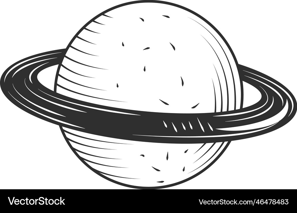 Space planet icon Royalty Free Vector Image - VectorStock