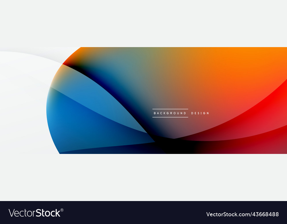 Abstract background fluid gradient color wave