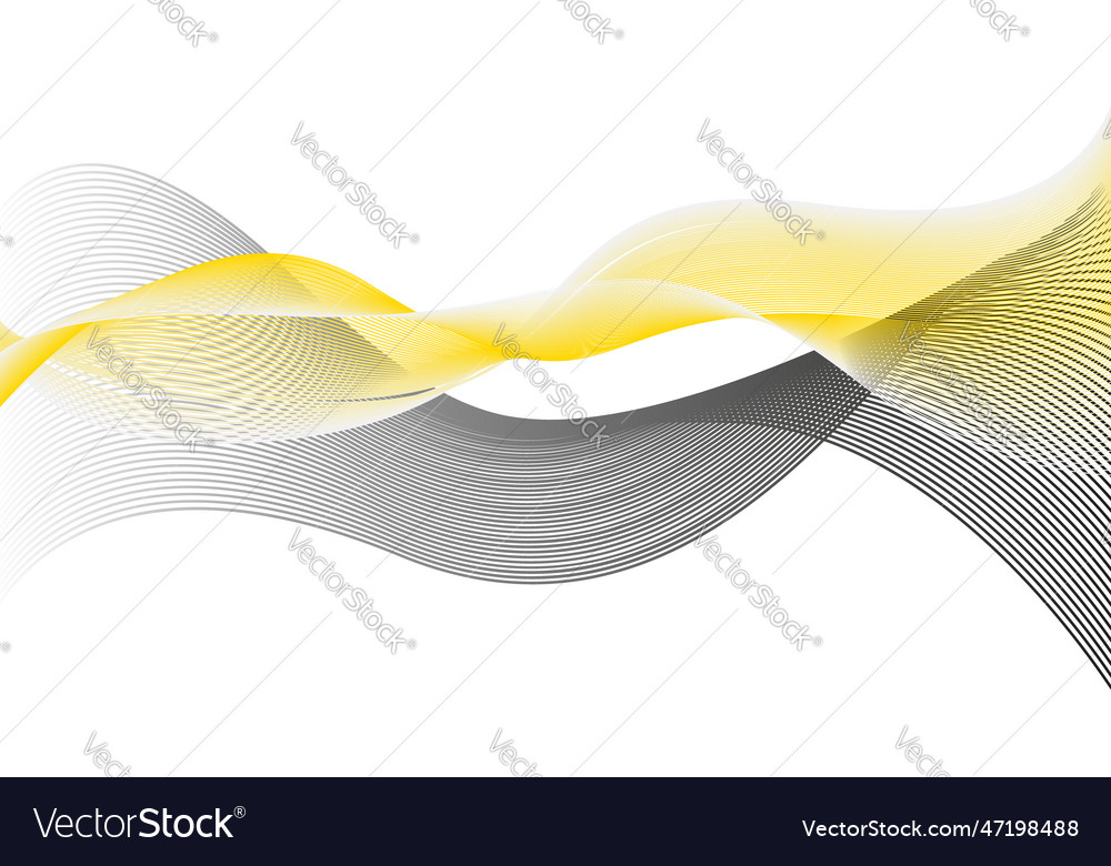 Abstract color flow waved lines Vector Image Abstract color flow waved lines