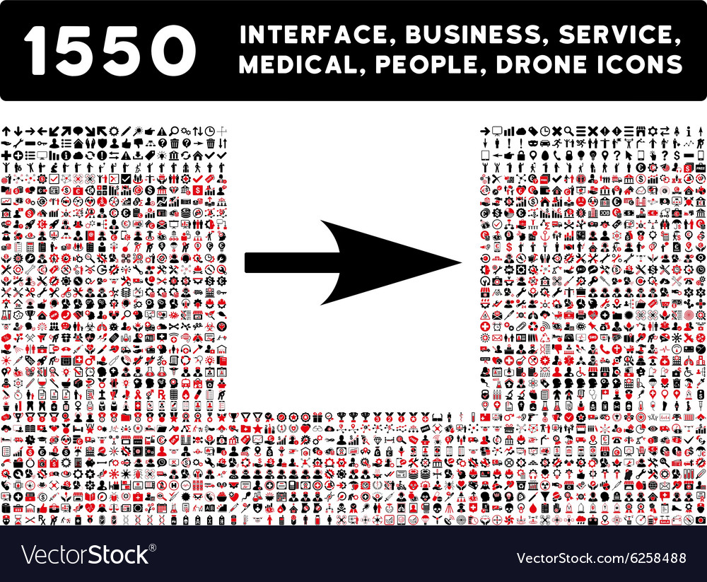 Arrow axis x icon and more interface business