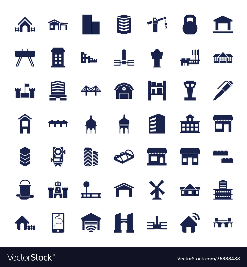 Building Icons Set