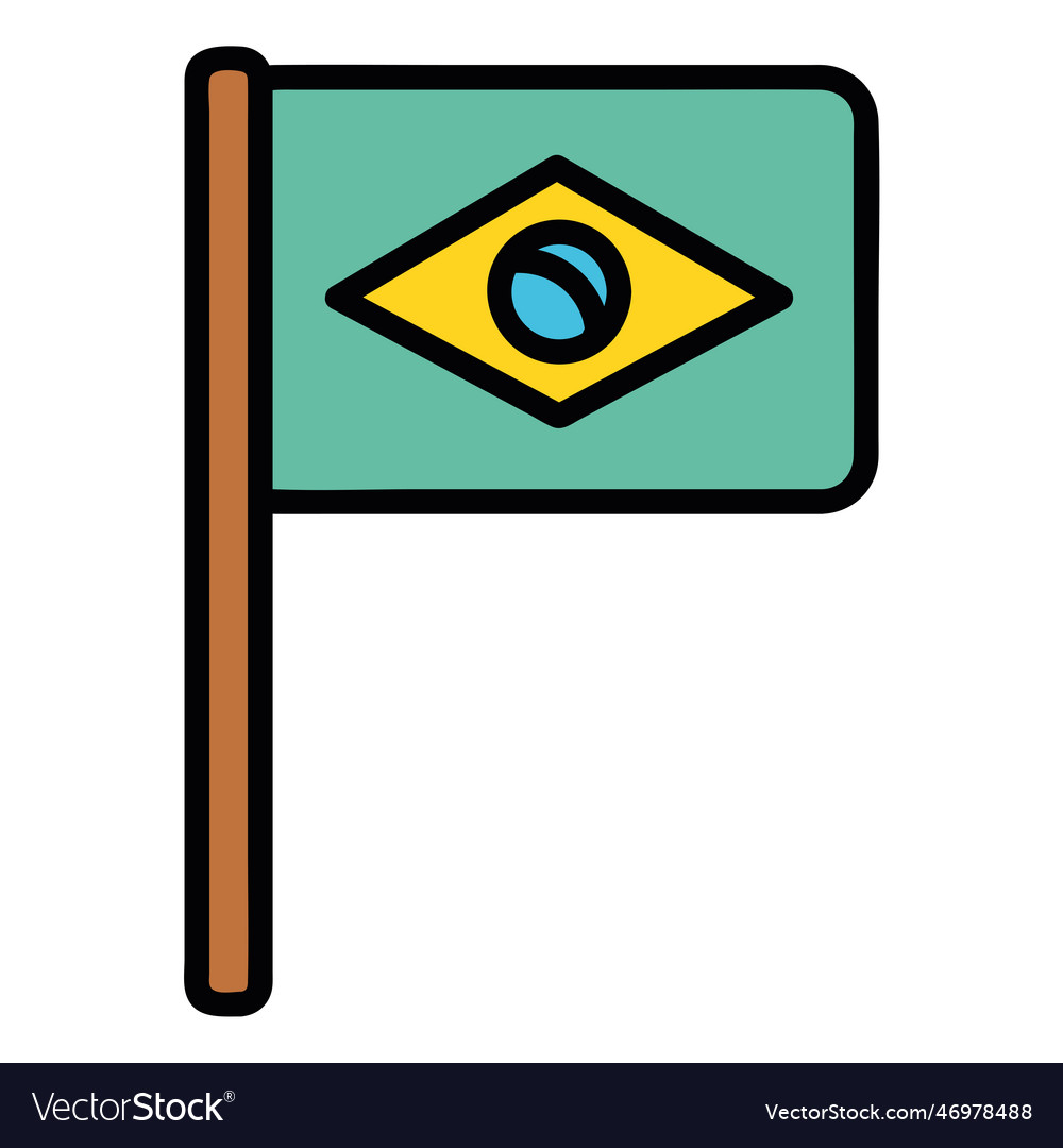 Flag national of brazil