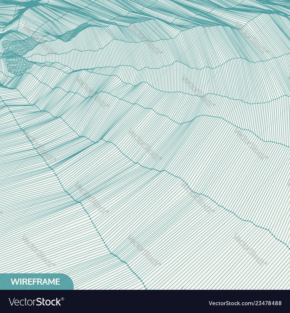 Network background connection structure wireframe