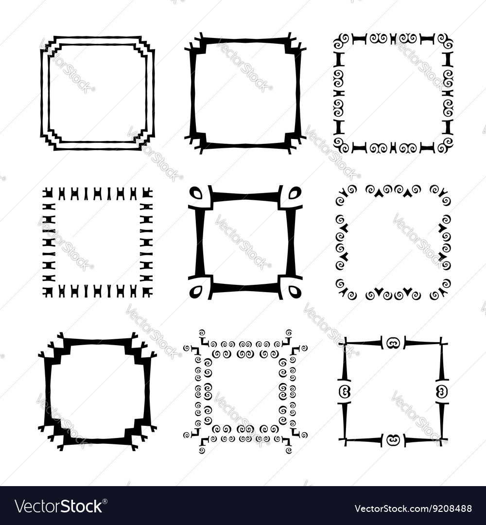 Set of frames
