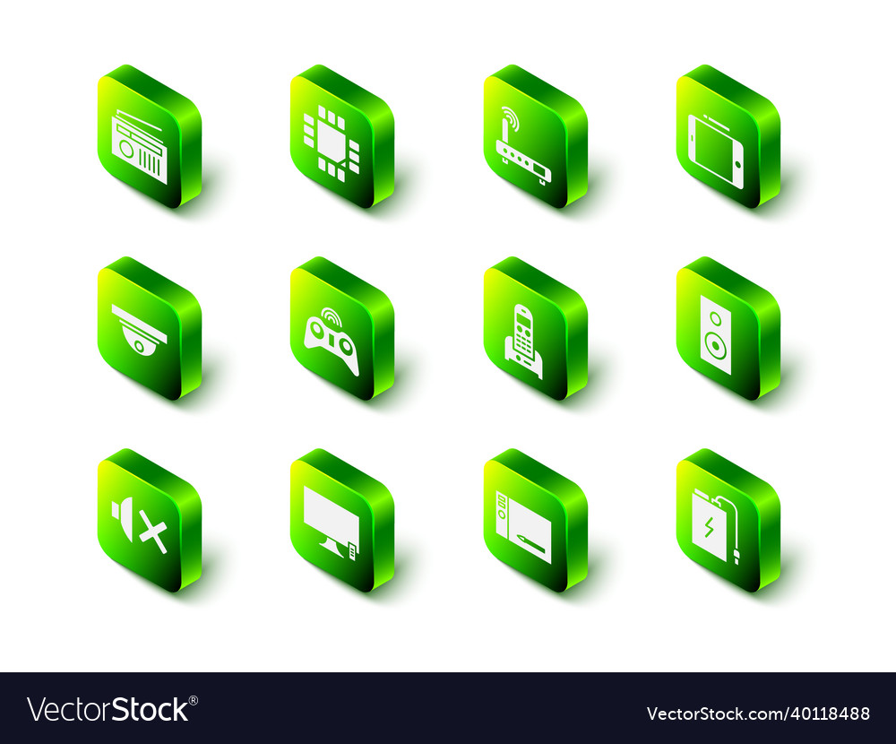 Prozessor mit Mikroschaltungen cpu router einstellen vector image Prozessor mit Mikroschaltungen cpu router einstellen