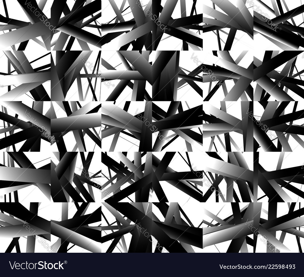 Abstract monochrome pattern texture with edgy