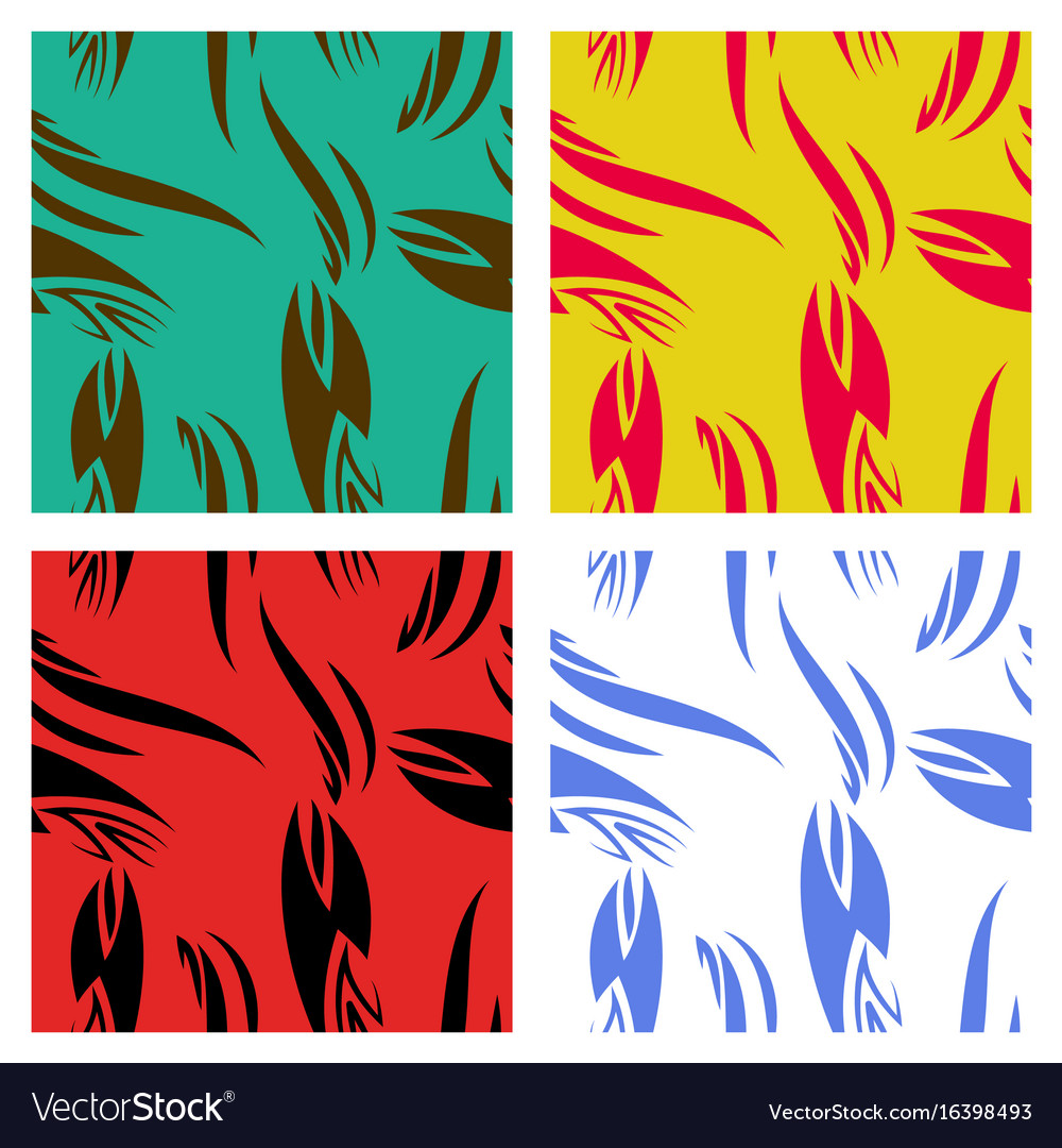 Assembly of patterns in striped style