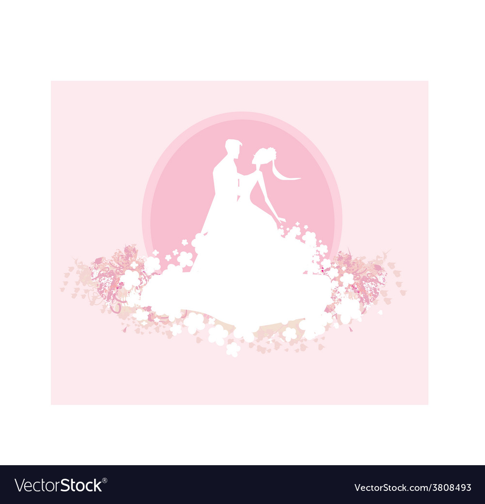 Ballroom Hochzeit Tänzer Silhouette - Einladung