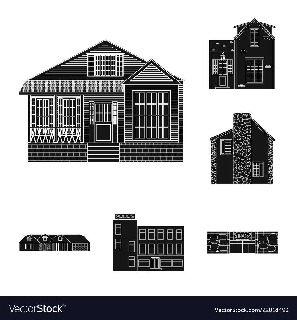 Design of building and front logo