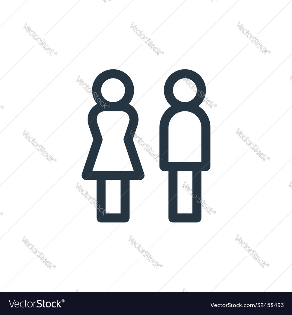 Man icon editable stroke linear symbol Vector Image Man icon editable stroke linear symbol