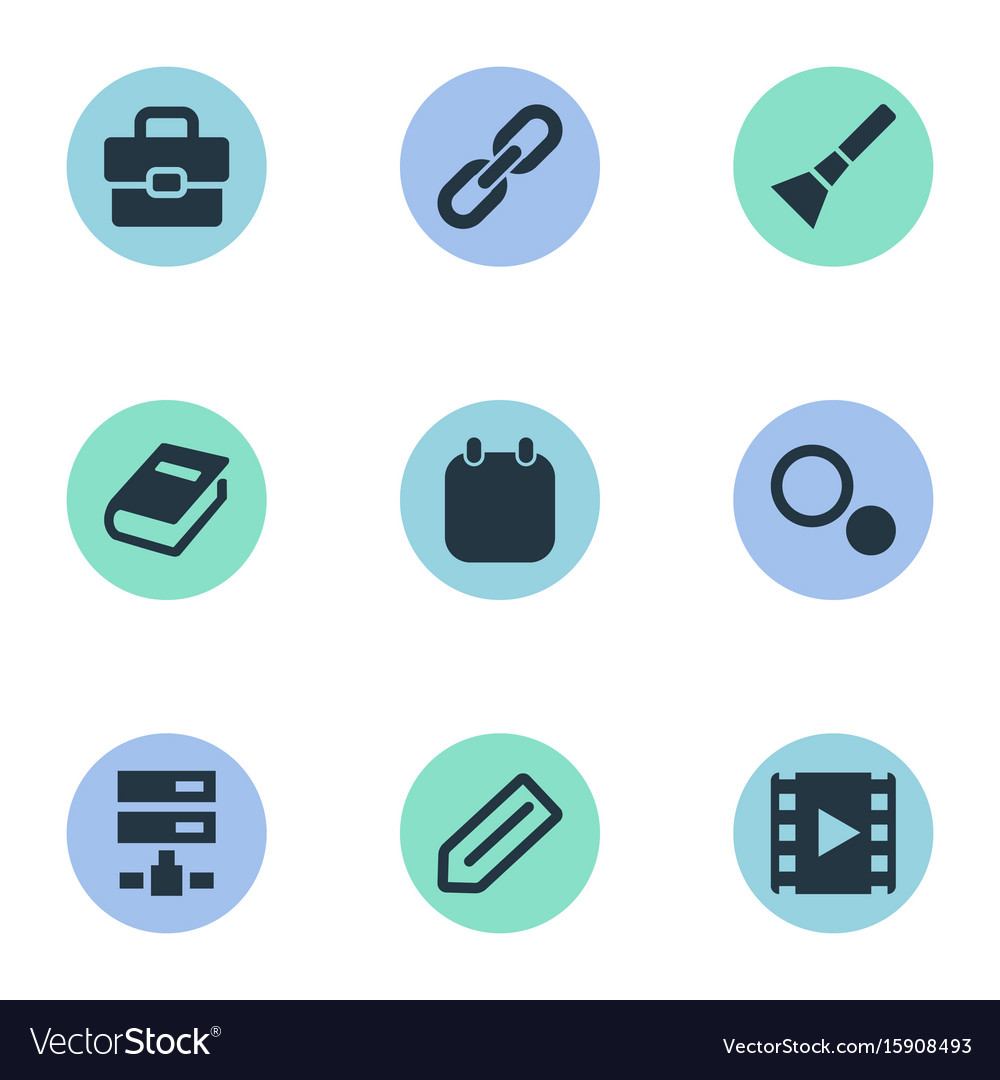 Set of simple design icons