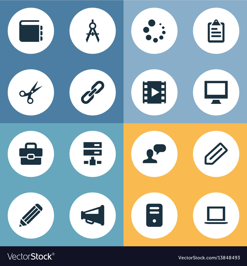 Set of simple icons