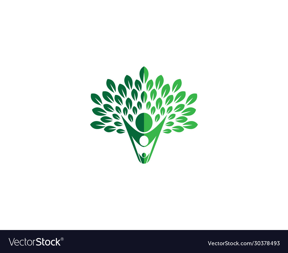 Tree symbol icon vector image Tree symbol icon