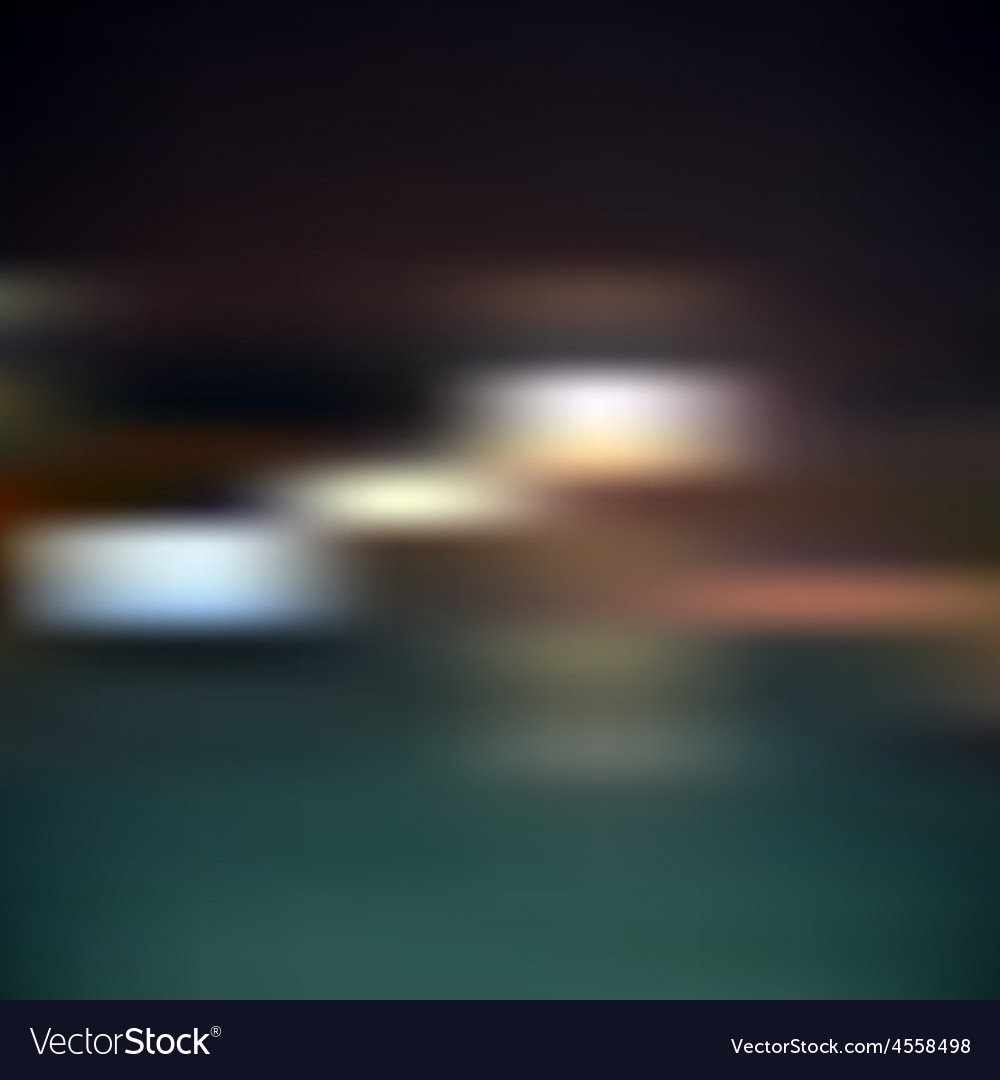 Abstract blur bokeh dark night background eps10