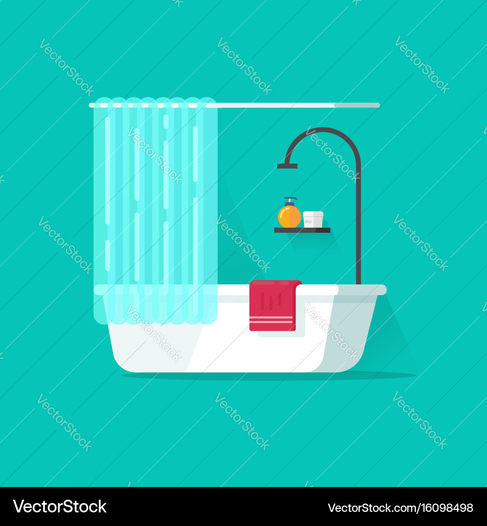 Empty Bathroom Cartoon