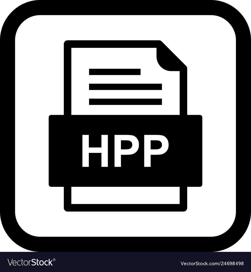 Hpp file document icon