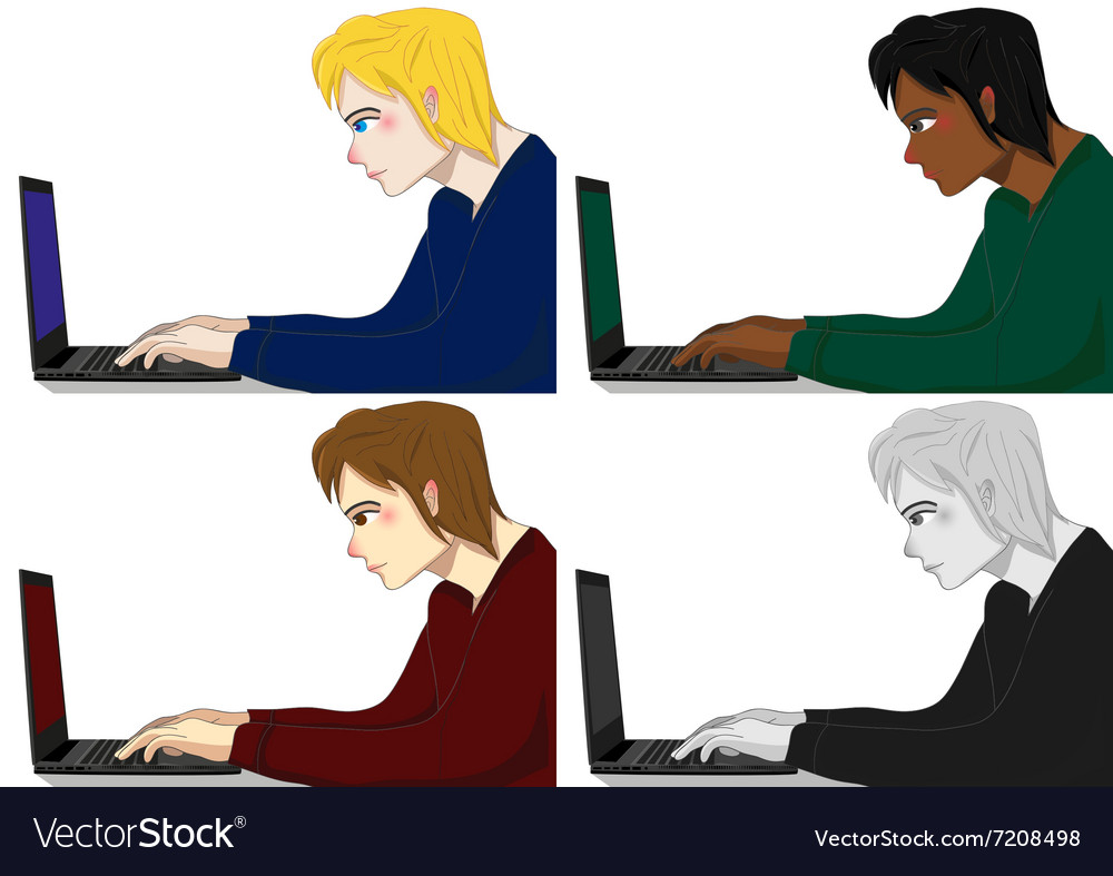Programmer working man