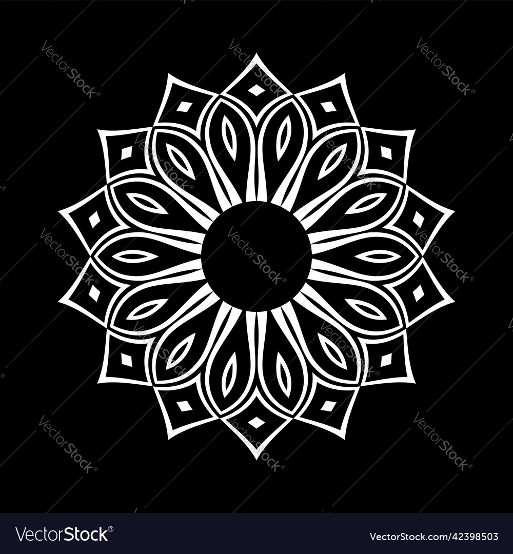 Circle pattern vector image Circle pattern