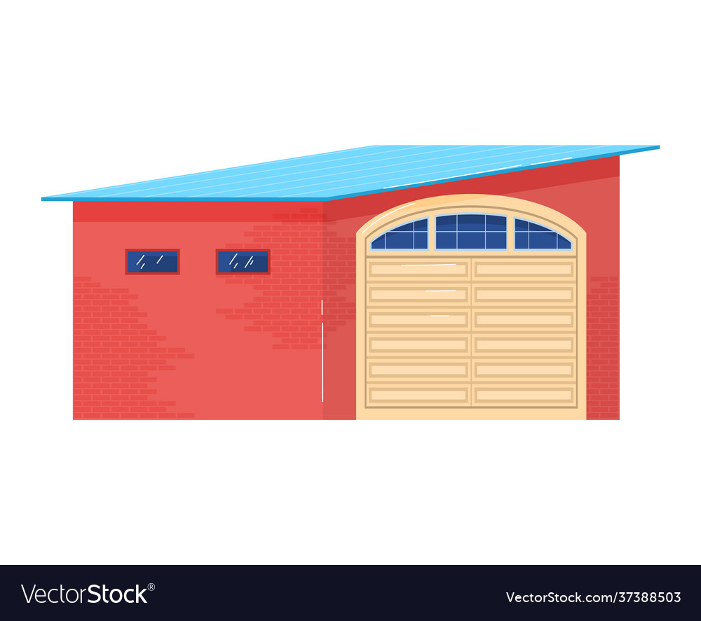 Contemporary solid garage beautiful door