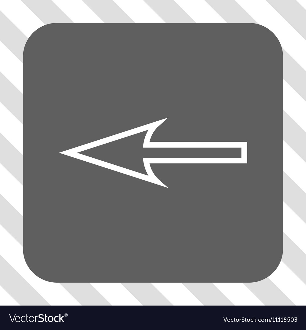 Sharp arrow left rounded square button