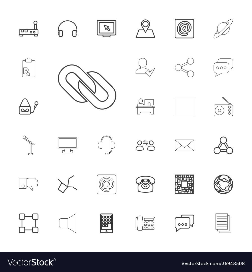 33 communication icons