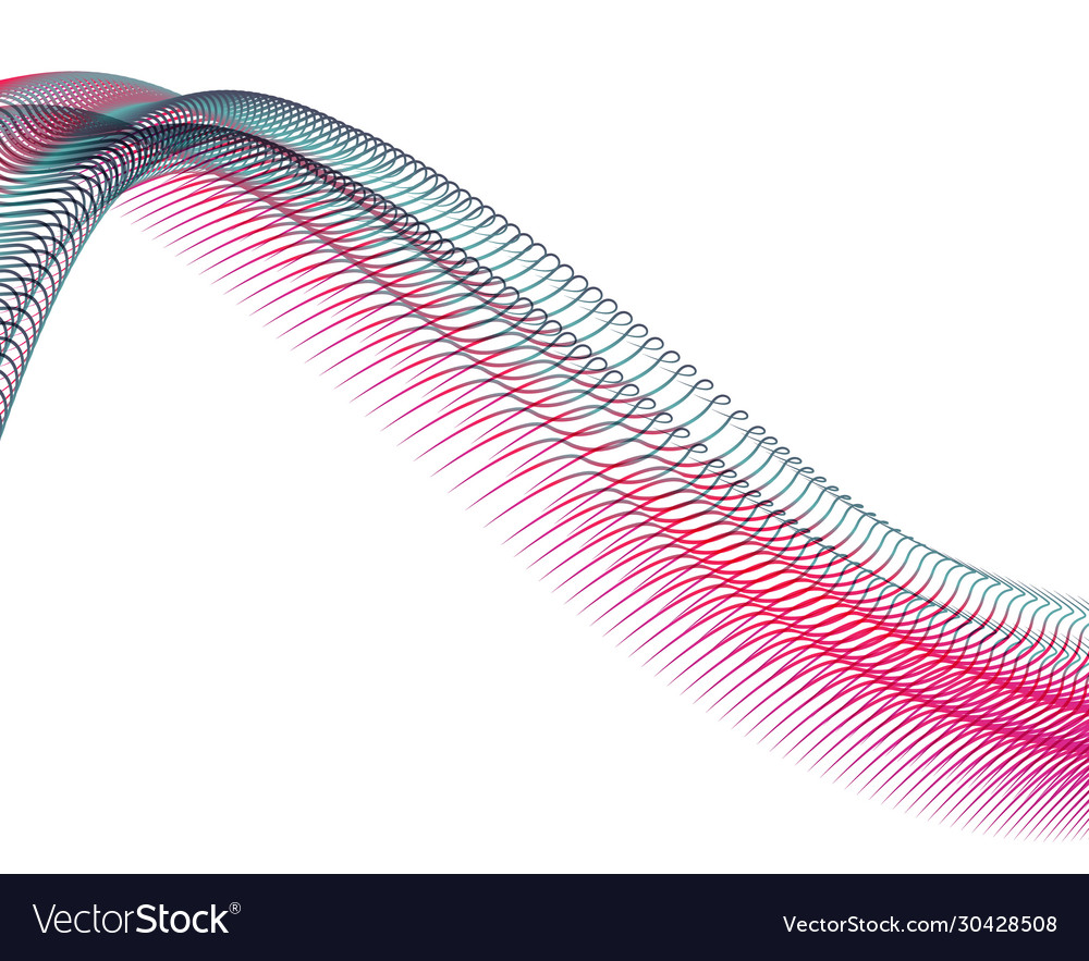 Abstract background blend wave line design