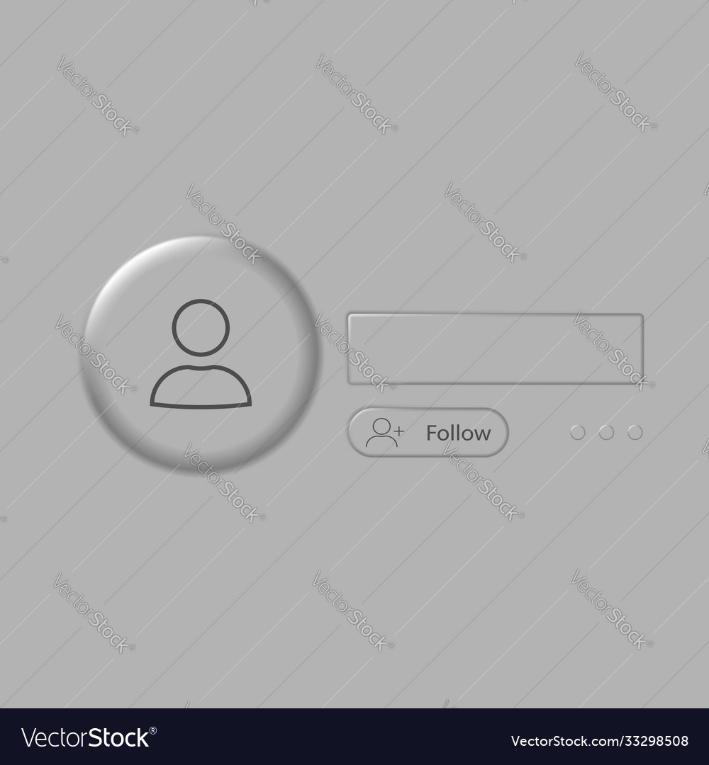 Login page user interface template web vector image Login page user interface template web