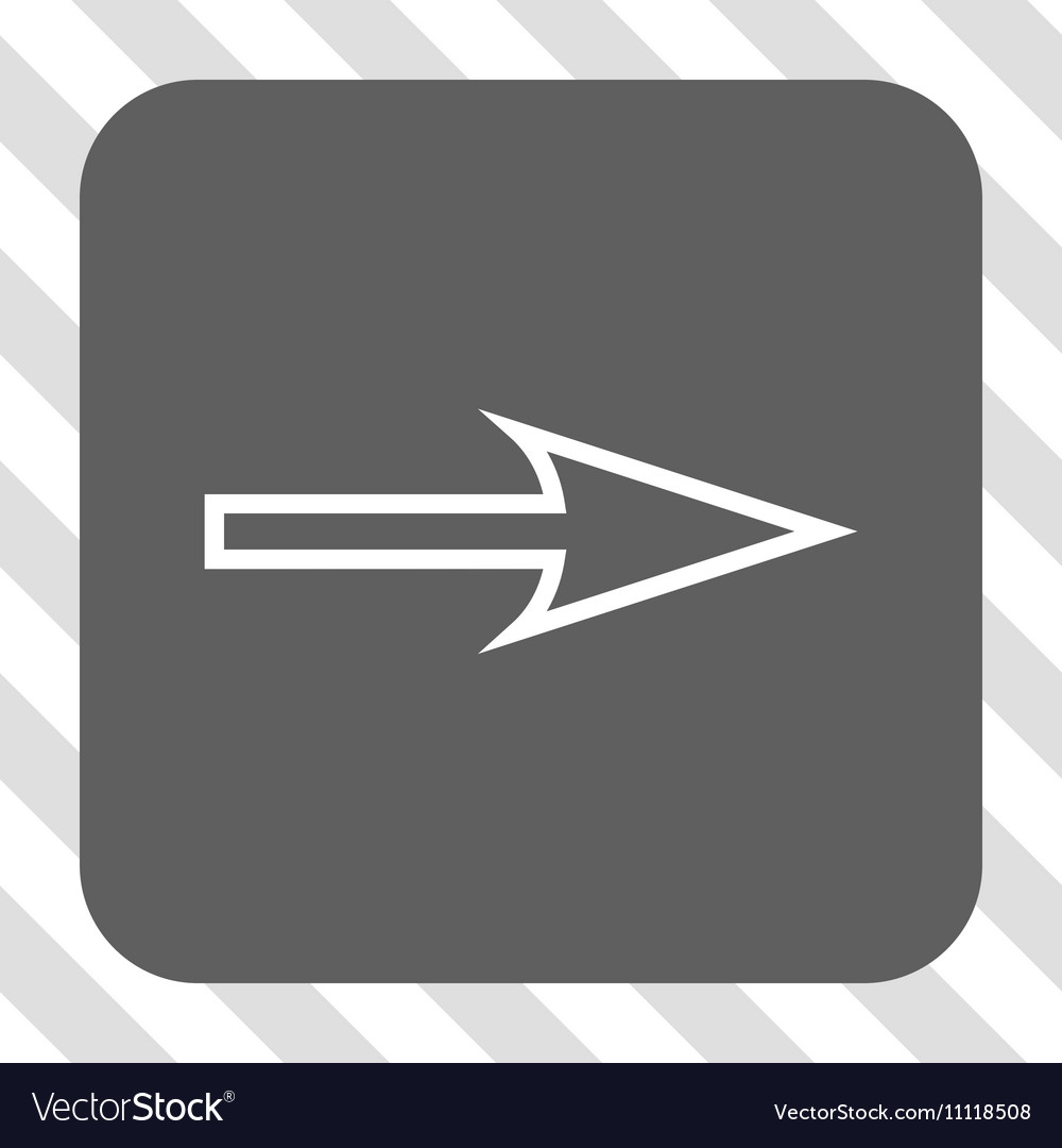 Sharp arrow right rounded square button