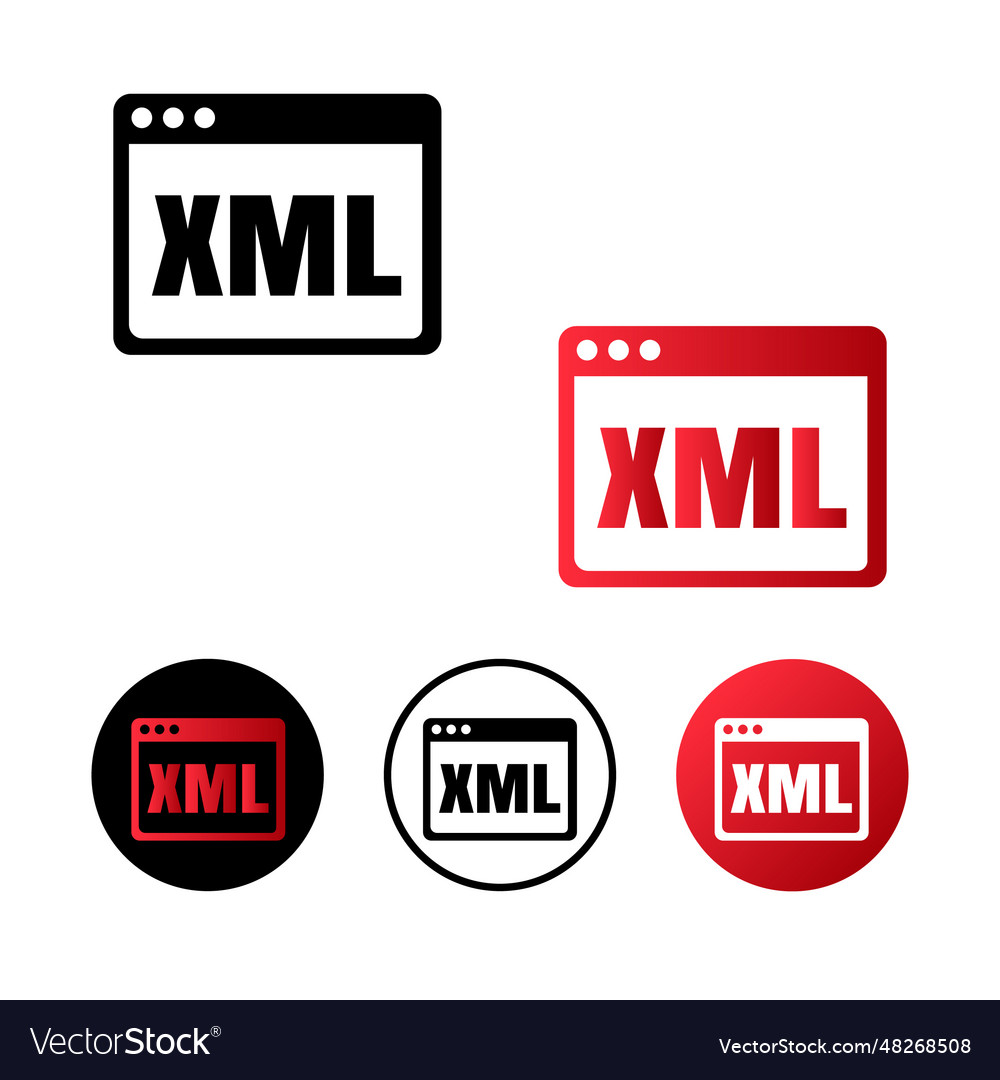 Xml code icon