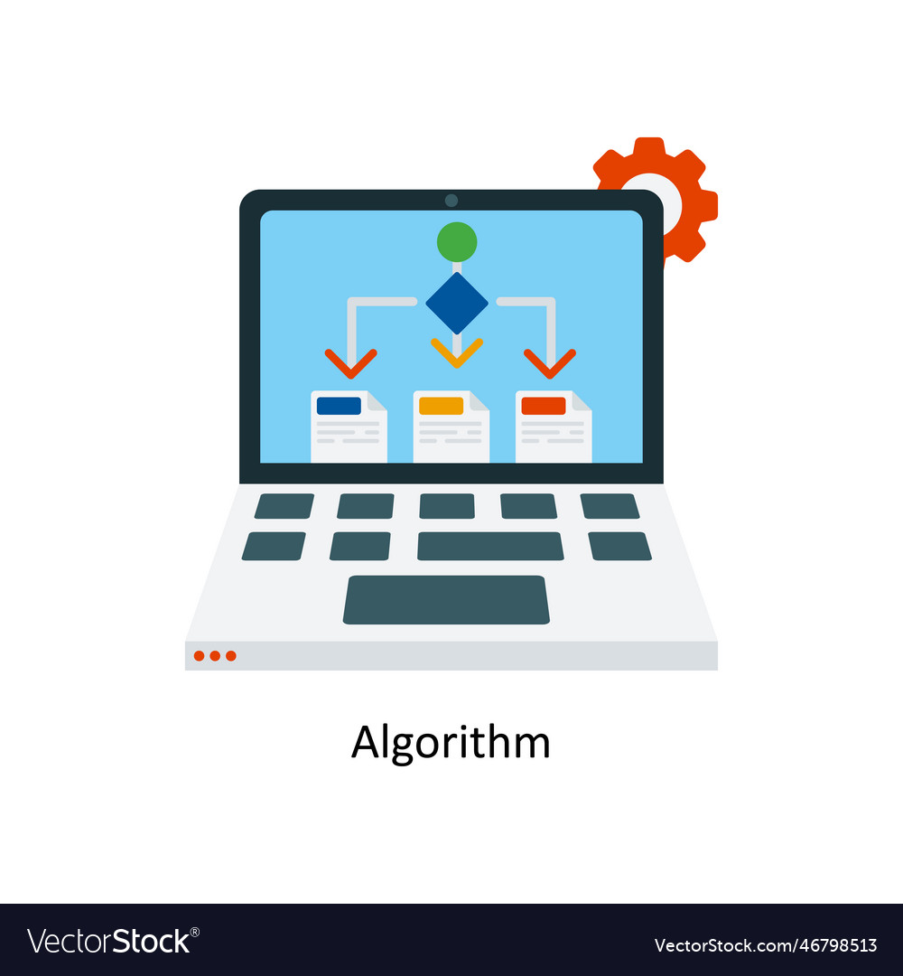 Algorithm Flat Icons - Data & Tech
