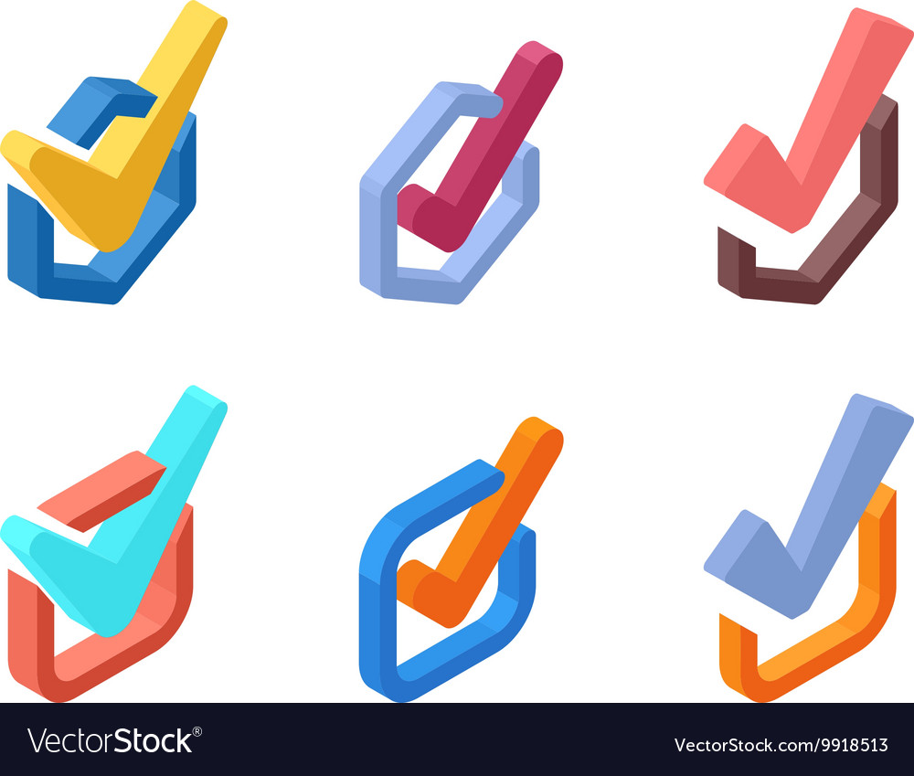 Check vote icons set