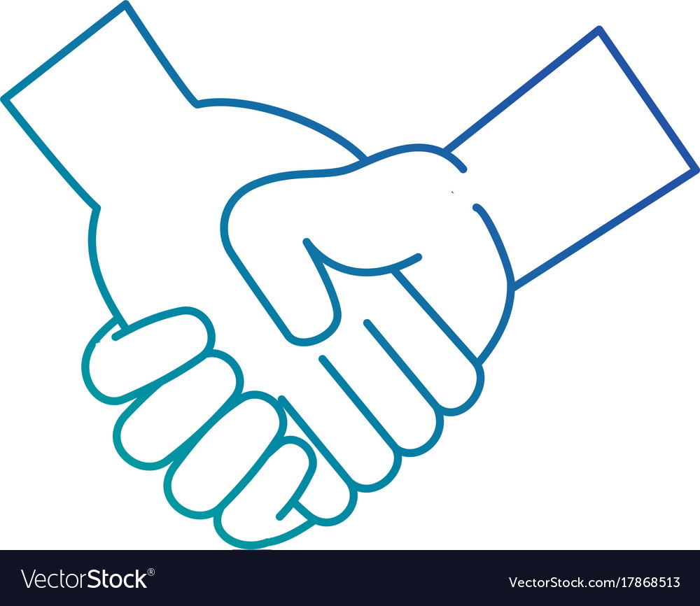 Handshake Emoji. Two Hands Partnership. Deal. Vector Stock Vector