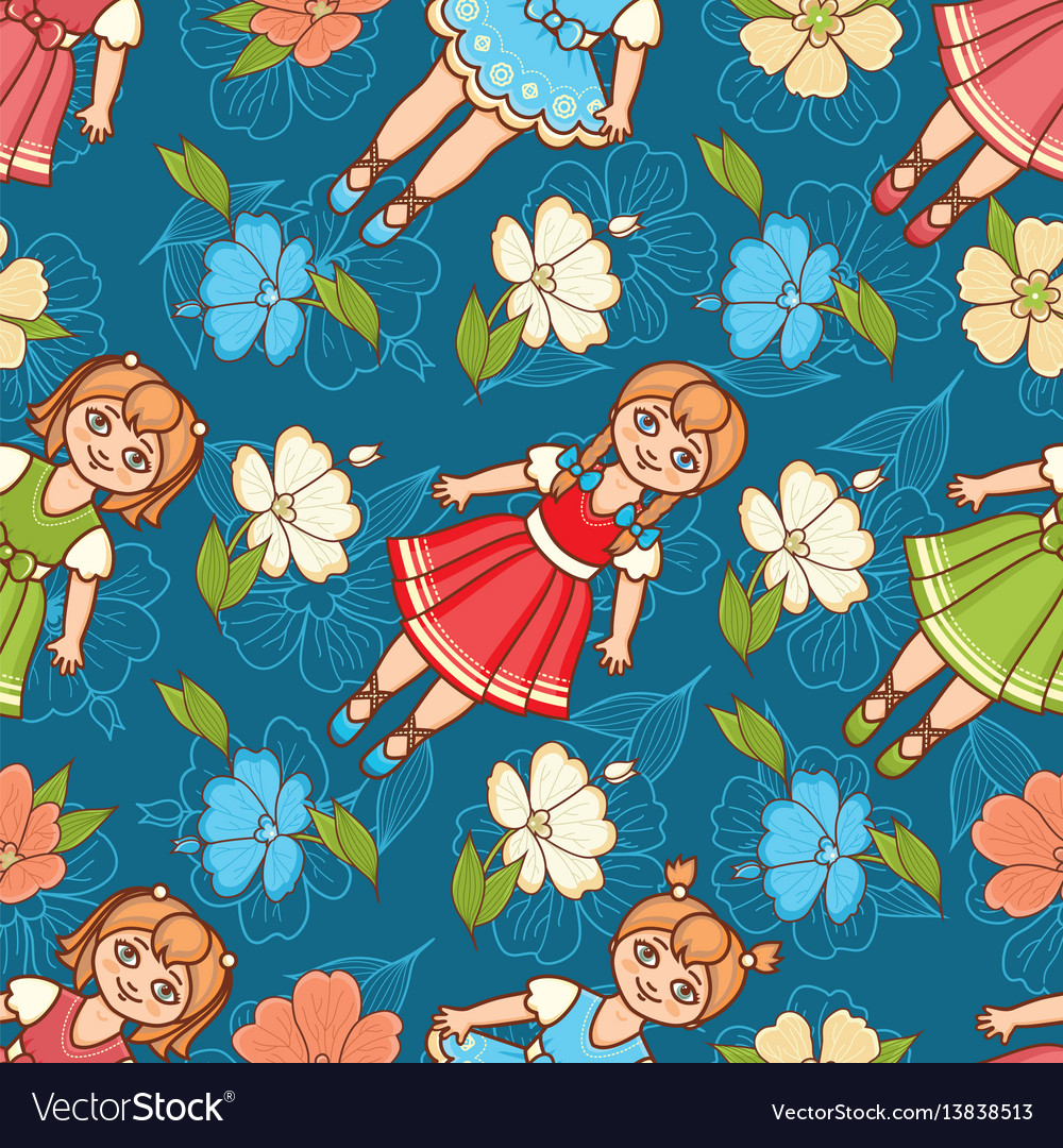 Kid toy seamless pattern design element