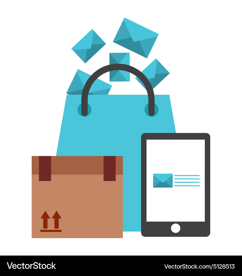 Mail concept Royalty Free Vector Image - VectorStock