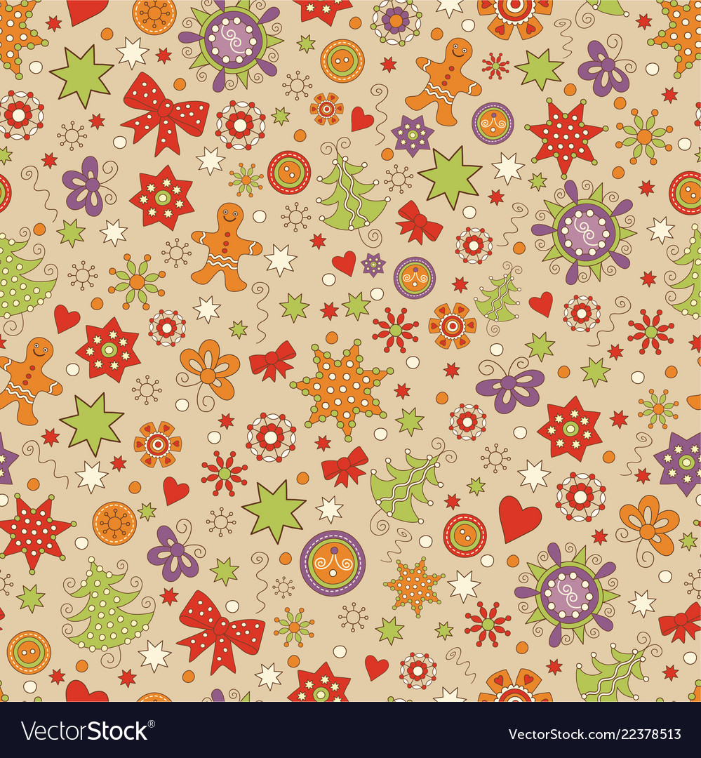 Seamless christmas pattern