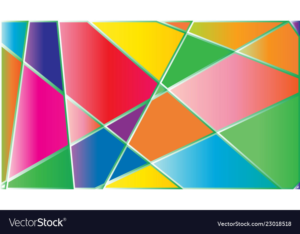 Abstract Geometric Color Blocks